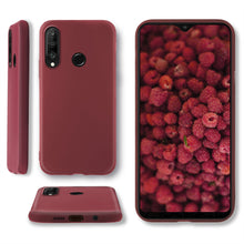 Carica l'immagine nel visualizzatore di Gallery, Moozy Lifestyle. Designed for Huawei P30 Lite Case, Vintage Pink - Liquid Silicone Cover with Matte Finish and Soft Microfiber Lining