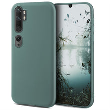 Ladda upp bild till gallerivisning, Moozy Minimalist Series Silicone Case for Xiaomi Mi Note 10, Xiaomi Mi Note 10 Pro, Blue Grey - Matte Finish Slim Soft TPU Cover