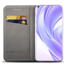 Charger l'image dans la galerie, Moozy Case Flip Cover for Xiaomi Mi 11 Lite and Mi 11 Lite 5G, Dark Blue - Smart Magnetic Flip Case Flip Folio Wallet Case
