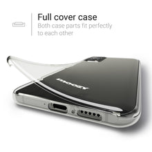 Ladda upp bild till gallerivisning, Moozy 360 Degree Case for Xiaomi Mi 10T 5G and Mi 10T Pro 5G - Full body Front and Back Slim Clear Transparent TPU Silicone Gel Cover