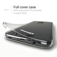 Ladda upp bild till gallerivisning, Moozy 360 Degree Case for Samsung S9 Plus - Full body Front and Back Slim Clear Transparent TPU Silicone Gel Cover