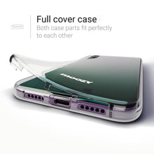Ladda upp bild till gallerivisning, Moozy 360 Degree Case for Huawei P20 Pro - Full body Front and Back Slim Clear Transparent TPU Silicone Gel Cover