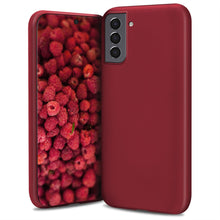 Load image into Gallery viewer, Moozy Lifestyle. Designed for Samsung S21 5G, Samsung S21 Case, Vintage Pink - Liquid Silicone Cover with Matte Finish and Soft Microfiber Lining