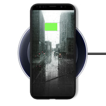 Carica l'immagine nel visualizzatore di Gallery, Moozy Minimalist Series Silicone Case for Samsung S9, Black - Matte Finish Slim Soft TPU Cover