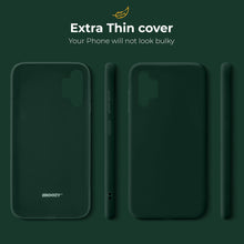 Ladda upp bild till gallerivisning, Moozy Minimalist Series Silicone Case for Samsung A32 5G, Midnight Green - Matte Finish Lightweight Mobile Phone Case Slim Soft Protective TPU Cover with Matte Surface
