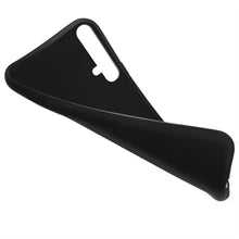 Load image into Gallery viewer, Moozy Minimalist Series Silicone Case for Huawei Nova 5T and Honor 20, Black - Matte Finish Slim Soft TPU Cover