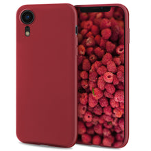 Carica l'immagine nel visualizzatore di Gallery, Moozy Lifestyle. Designed for iPhone XR Case, Vintage Pink - Liquid Silicone Cover with Matte Finish and Soft Microfiber Lining