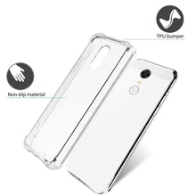Ladda upp bild till gallerivisning, Moozy Shock Proof Silicone Case for Xiaomi Redmi 5 - Transparent Crystal Clear Phone Case Soft TPU Cover