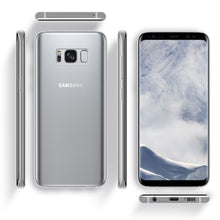 Ladda upp bild till gallerivisning, Moozy 360 Degree Case for Samsung S8 Plus - Full body Front and Back Slim Clear Transparent TPU Silicone Gel Cover