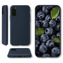 Load image into Gallery viewer, Moozy Lifestyle. Designed for Samsung S20 FE Case, Midnight Blue - Liquid Silicone Cover with Matte Finish and Soft Microfiber Lining