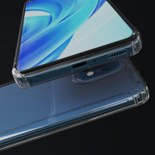 Load image into Gallery viewer, Moozy Xframe Shockproof Case for Xiaomi Mi 11 - Transparent Rim Case, Double Colour Clear Hybrid Cover with Shock Absorbing TPU Rim