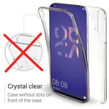 Ladda upp bild till gallerivisning, Moozy 360 Degree Case for Huawei Nova 5T, Huawei Honor 20 - Transparent Full body Slim Cover - Hard PC Back and Soft TPU Silicone Front