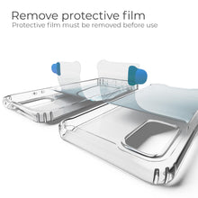 Charger l'image dans la galerie, Moozy Xframe Shockproof Case for Samsung S20 - Transparent Rim Case, Double Colour Clear Hybrid Cover with Shock Absorbing TPU Rim