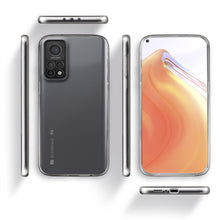 Carica l'immagine nel visualizzatore di Gallery, Moozy 360 Degree Case for Xiaomi Mi 10T 5G and Mi 10T Pro 5G - Transparent Full body Slim Cover - Hard PC Back and Soft TPU Silicone Front