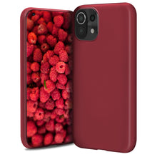 Load image into Gallery viewer, Moozy Lifestyle. Silicone Case for Xiaomi Mi 11 Lite 5G and 4G, Vintage Pink - Liquid Silicone Lightweight Cover with Matte Finish
