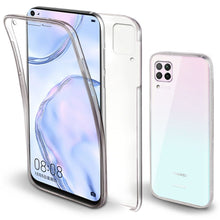 Ladda upp bild till gallerivisning, Moozy 360 Degree Case for Huawei P40 Lite - Transparent Full body Slim Cover - Hard PC Back and Soft TPU Silicone Front