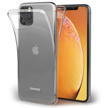 Ladda upp bild till gallerivisning, Moozy 360 Degree Case for iPhone 11 Pro Max - Full body Front and Back Slim Clear Transparent TPU Silicone Gel Cover