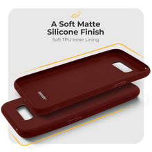 Afbeelding in Gallery-weergave laden, Moozy Minimalist Series Silicone Case for Xiaomi Poco X3 Pro and X3 NFC, Wine Red - Matte Finish Lightweight Mobile Phone Case Slim Soft Protective TPU Cover with Matte Surface