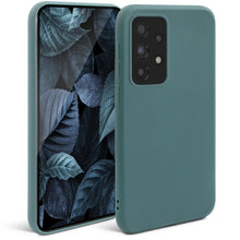 Load image into Gallery viewer, Moozy Minimalist Series Silicone Case for Samsung A53 5G, Blue Grey - Matte Finish Lightweight Mobile Phone Case Slim Soft Protective TPU Cover with Matte Surface