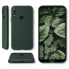 Load image into Gallery viewer, Moozy Minimalist Series Silicone Case for Huawei Y7 2019, Midnight Green - Matte Finish Slim Soft TPU Cover