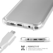 Ladda upp bild till gallerivisning, Moozy Shock Proof Silicone Case for Samsung Note 9 - Transparent Crystal Clear Phone Case Soft TPU Cover