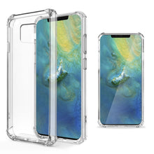 Ladda upp bild till gallerivisning, Moozy Shock Proof Silicone Case for Huawei Mate 20 Pro - Transparent Crystal Clear Phone Case Soft TPU Cover