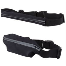 Load image into Gallery viewer, Moozy Running Belt for Phone and Accessories - Waterproof Waist Bag with Reflective Zip, Fitness Belt for Running Cycling Walking or Travel