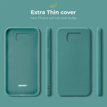 Afbeelding in Gallery-weergave laden, Moozy Minimalist Series Silicone Case for Xiaomi Poco X3 Pro and X3 NFC, Blue Grey - Matte Finish Lightweight Mobile Phone Case Slim Soft Protective TPU Cover with Matte Surface