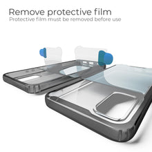 Charger l'image dans la galerie, Moozy Xframe Shockproof Case for Samsung S20 - Black Rim Transparent Case, Double Colour Clear Hybrid Cover with Shock Absorbing TPU Rim