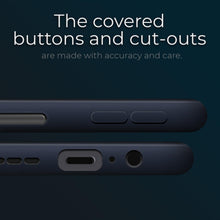 Lade das Bild in den Galerie-Viewer, Moozy Lifestyle. Designed for Xiaomi Redmi Note 10, Redmi Note 10S Case, Midnight Blue - Liquid Silicone Lightweight Cover with Matte Finish