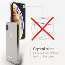Carica l'immagine nel visualizzatore di Gallery, Moozy 360 Degree Case for iPhone X, iPhone XS - Full body Front and Back Slim Clear Transparent TPU Silicone Gel Cover