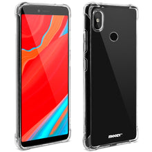 Ladda upp bild till gallerivisning, Moozy Shock Proof Silicone Case for Xiaomi Redmi S2 - Transparent Crystal Clear Phone Case Soft TPU Cover