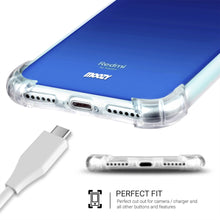 Ladda upp bild till gallerivisning, Moozy Shock Proof Silicone Case for Xiaomi Redmi 7 - Transparent Crystal Clear Phone Case Soft TPU Cover