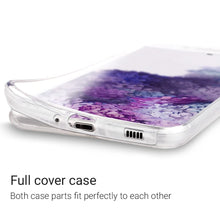 Carica l'immagine nel visualizzatore di Gallery, Moozy 360 Degree Case for Samsung S20 - Transparent Full body Slim Cover - Hard PC Back and Soft TPU Silicone Front