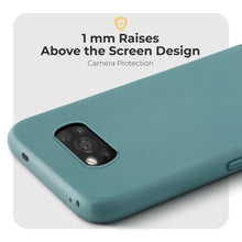 Afbeelding in Gallery-weergave laden, Moozy Minimalist Series Silicone Case for Xiaomi Poco X3 Pro and X3 NFC, Blue Grey - Matte Finish Lightweight Mobile Phone Case Slim Soft Protective TPU Cover with Matte Surface