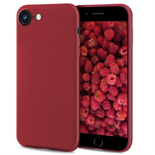 Ladda upp bild till gallerivisning, Moozy Lifestyle. Case for iPhone SE 2020, iPhone 8 and iPhone 7, Vintage Pink - Liquid Silicone Cover with Matte Finish and Soft Microfiber Lining