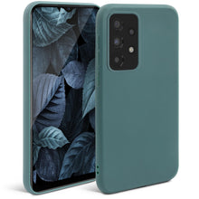 Ladda upp bild till gallerivisning, Moozy Minimalist Series Silicone Case for Samsung A13 4G, Blue Grey - Matte Finish Lightweight Mobile Phone Case Slim Soft Protective TPU Cover with Matte Surface