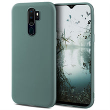 Load image into Gallery viewer, Moozy Minimalist Series Silicone Case for Oppo A9 2020, Blue Grey - Matte Finish Slim Soft TPU Cover
