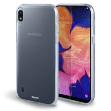 Load image into Gallery viewer, Moozy 360 Degree Case for Samsung A10 - Transparent Full body Slim Cover - Hard PC Back and Soft TPU Silicone Front