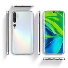 Carica l'immagine nel visualizzatore di Gallery, Moozy 360 Degree Case for Xiaomi Mi Note 10, Xiaomi Mi Note 10 Pro - Transparent Full body Cover - Hard PC Back and Soft TPU Silicone Front