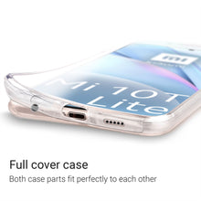 Load image into Gallery viewer, Moozy 360 Degree Case for Xiaomi Mi 10T Lite 5G - Transparent Full body Slim Cover - Hard PC Back and Soft TPU Silicone Front