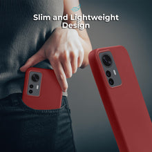 Load image into Gallery viewer, Moozy Lifestyle. Silicone Case for Xiaomi 12 Pro, Vintage Pink - Liquid Silicone Lightweight Cover with Matte Finish and Soft Microfiber Lining, Premium Silicone Case