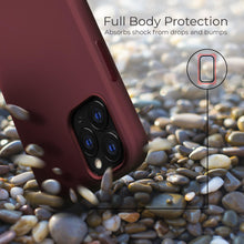 Carica l'immagine nel visualizzatore di Gallery, Moozy Lifestyle. Silicone Case for iPhone 13 Pro Max, Vintage Pink - Liquid Silicone Lightweight Cover with Matte Finish