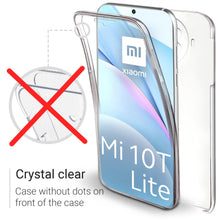 Load image into Gallery viewer, Moozy 360 Degree Case for Xiaomi Mi 10T Lite 5G - Transparent Full body Slim Cover - Hard PC Back and Soft TPU Silicone Front