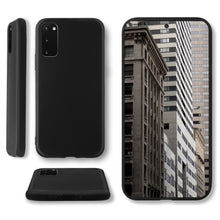 Load image into Gallery viewer, Moozy Lifestyle. Designed for Samsung S20 Case, Black - Liquid Silicone Cover with Matte Finish and Soft Microfiber Lining