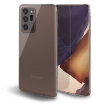 Load image into Gallery viewer, Moozy 360 Degree Case for Samsung Note 20 Ultra, Note 20 Ultra 5G - Transparent Full body Slim Cover - Hard PC Back and Soft TPU Silicone Front