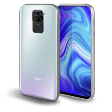 Ladda upp bild till gallerivisning, Moozy 360 Degree Case for Xiaomi Redmi Note 9 - Transparent Full body Slim Cover - Hard PC Back and Soft TPU Silicone Front