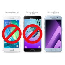 Load image into Gallery viewer, Moozy Case Flip Cover for Samsung A5 2017, Black - Smart Magnetic Flip Case with Card Holder and Stand