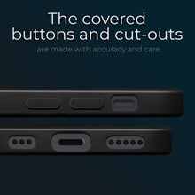 Charger l'image dans la galerie, Moozy Lifestyle. Silicone Case for iPhone 13, Black - Liquid Silicone Lightweight Cover with Matte Finish