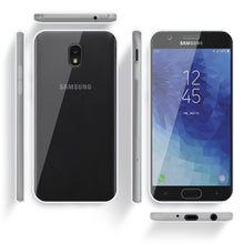 Ladda upp bild till gallerivisning, Moozy 360 Degree Case for Samsung J7 2018 - Transparent Full body Slim Cover - Hard PC Back and Soft TPU Silicone Front